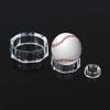 (48PCS) Octagons Baseball Display Stand,Spheres Holder,Clear Baseball Ring,Sphere Stand,Round Display Stand for Golf Ball,Baseball, Softball, Tennis Ball, Spheres, Marbles (Small, Medium, Large) view 3