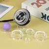 (48PCS) Octagons Baseball Display Stand,Spheres Holder,Clear Baseball Ring,Sphere Stand,Round Display Stand for Golf Ball,Baseball, Softball, Tennis Ball, Spheres, Marbles (Small, Medium, Large) view 4