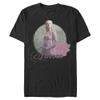 Disney Big & Tall Maleficent Aurora Circle Men's Tops Short Sleeve Tee Shirt, Black, 4X-Large view 1