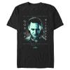 Marvel Big & Tall Loki Good vs Evil Men's Tops Short Sleeve Tee Shirt, Black, 4X-Large view 1