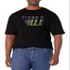 Marvel Big & Tall Classic Hulk Sport Men's Tops Short Sleeve Tee Shirt, Black, XX-Large view 1