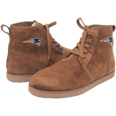 Cuce Men's New England Patriots Moccasin Boots