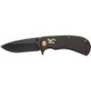 Browning 3220474B: Knife, Rivet Black Folder view 1