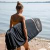 SWELL Wakesurf - Adjustable Length Wakesurf Board Sock with Padded Nose and Pocket - Wakeboard Cover - One Size Fits All Surfboard Bag (Snub Nose - Grey) view 2