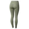 HORZE Naomi Women's Seamless Silicone Full Seat Riding Tights - Olivine Green - 30/32 view 1