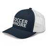 Soccer Whore Soccer Player Soccer Coach Soccer Whore Soccer Coach Soccer Player Trucker Cap Mesh Hat Adjustable C1 Navy/White view 4