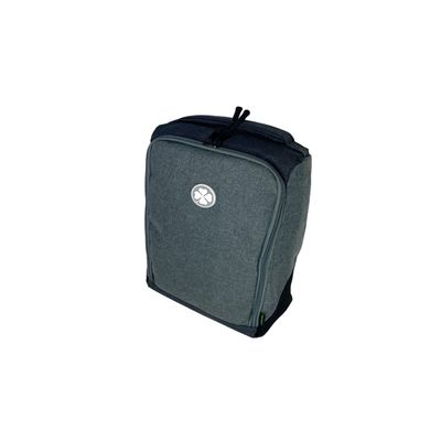 Parsaver Players Golf Shoe Bag, Premium Water Resistant Travel Shoe Bag, Black & Grey