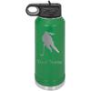 Ninja - Taekwondo Karate Personalized Custom Outline Engraved Double Wall Vacuum Hot/Cold Drinks Insulated Stainless 40-Ounce Steel Boys/Girls Sports Team Water Bottle with Flip Top Lid, Straw view 1