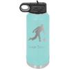 Bowling Team Bowler Personalized Custom Engraved Double Wall Vacuum Hot/Cold Drinks Insulated Stainless 20-Ounce Steel Boys/Girls Sports Team Water Bottle with Flip Top Lid, Straw view 1