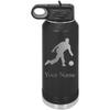 Bowling Team Bowler Personalized Custom Engraved Double Wall Vacuum Hot/Cold Drinks Insulated Stainless 40-Ounce Steel Boys/Girls Sports Team Water Bottle with Flip Top Lid, Straw view 1