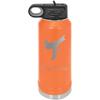 Karate Taekwondo Personalized Custom Engraved Double Wall Vacuum Hot/Cold Drinks Insulated Stainless 32-Ounce Steel Boys/Girls Sports Team Water Bottle with Flip Top Lid, Straw view 1