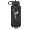 Karate Taekwondo Belts Girl Woman Personalized Custom Engraved Double Wall Vacuum Hot/Cold Drinks Insulated Stainless 40-Ounce Steel Boys/Girls Sports Team Water Bottle with Flip Top Lid, Straw view 1