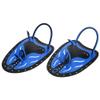 Bnineteenteam 1 Pair Swimming Hand Fins,Comfort Paddles Webbed Gloves Swimming Training Aid for Men Women Children (M-Blue) view 2