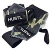 Hustle Athletics Wrist Wraps for Weightlifting - 18" & 12" Premium Wrist Support Weight Lifting Wraps to Lift Heavier & Train Harder - Heavy Duty Powerlifting & Bench Press Gym Straps for Men & Women view 2