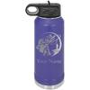 Bass Fishing Jumping Fish Personalized Custom Engraved Double Wall Vacuum Hot/Cold Drinks Insulated Stainless 40-Ounce Steel Boys/Girls Sports Team Water Bottle with Flip Top Lid, Straw view 1