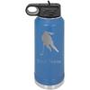 Girl Hockey Player High School Personalized Custom Engraved Double Wall Vacuum Hot/Cold Drinks Insulated Stainless 40-Ounce Steel Boys/Girls Sports Team Water Bottle with Flip Top Lid, Straw view 1