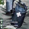 Breakwater Supply Waterproof Survival First Aid Kit, 101 Piece AFAK Emergency Supplies in Dry Bag, IFAK Trauma Kit Bug Out Bag for Camping, Hiking, Backpacking, Preppers with Splint (Stealth Black) view 4