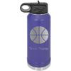 Add Name Basketball Personalized Custom Engraved Double Wall Vacuum Hot/Cold Drinks Insulated Stainless 20-Ounce Steel Boys/Girls Sports Team Water Bottle with Flip Top Lid, Straw view 1