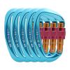 CAMNAL Heavy Duty Carabiner UIAA Certified Locking Carabiner 25KN (About 5620 lbs) Screw Lock Carabiner D Shape Carabiner Clip for Rock Climbing, Mountaineer, Aerial Work view 1