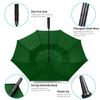 MRTLLOA Extra Large Green Golf Umbrella, 54/62/68/72 Inch Automatic Open, Oversize Double Canopy Vented Windproof Waterproof Sports Umbrellas for Rain(68 Inch Green) view 3