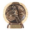 Same Day Awards High Relief Firefighter Trophy with Laurel Wreath Design - Custom Engraved Fire Department Plaque Style Recognition for Graduation Promotion Retirement view 1