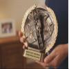 Same Day Awards High Relief Firefighter Trophy with Laurel Wreath Design - Custom Engraved Fire Department Plaque Style Recognition for Graduation Promotion Retirement view 4