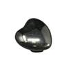 1 Pcs Black Obsidian Heart: LARGE 1.75" (Palm, Crystal Heart, Puffed Stone Heart) view 1