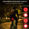 ROCKBROS Bike Tail Light Smart,Brake Sensing Bicycle Rear Lights for Night Ride,Ultra Bright LED Back Lights,Type C USB Rechargeable,IPX6 Waterproof,Cycling Safety Taillight Accessories view 4