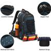 BOVIP 40L Hiking Backpack Waterproof Lightweight Daypack Travel Sports Camping Backpack for Men Women Blue view 4