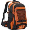 BOVIP 40L Hiking Backpack Waterproof Lightweight Daypack Travel Sports Camping Backpack for Men Women Orange view 1