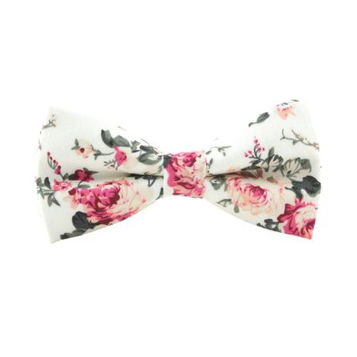 Eeleva Elegant Adjustable Pre-tied bow ties for Men Boys, Floral Print Bowtie, Great Weddings, Groom, Groomsmen (30Light Green), 4.7inch