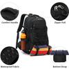 BOVIP 40L Hiking Backpack Waterproof Lightweight Daypack Travel Sports Camping Backpack for Men Women Black view 4