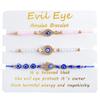 BONITTER Evil Eye Bracelets Best Friend Bracelets Matching Couple Bracelet for Bff Friendship Relationship Boyfriend Girlfriend Valentines Gift view 1