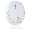 Boat Hatch Cover ABS 4 inch White Non Slip Inspection Hatch w/Detachable Cover view 2