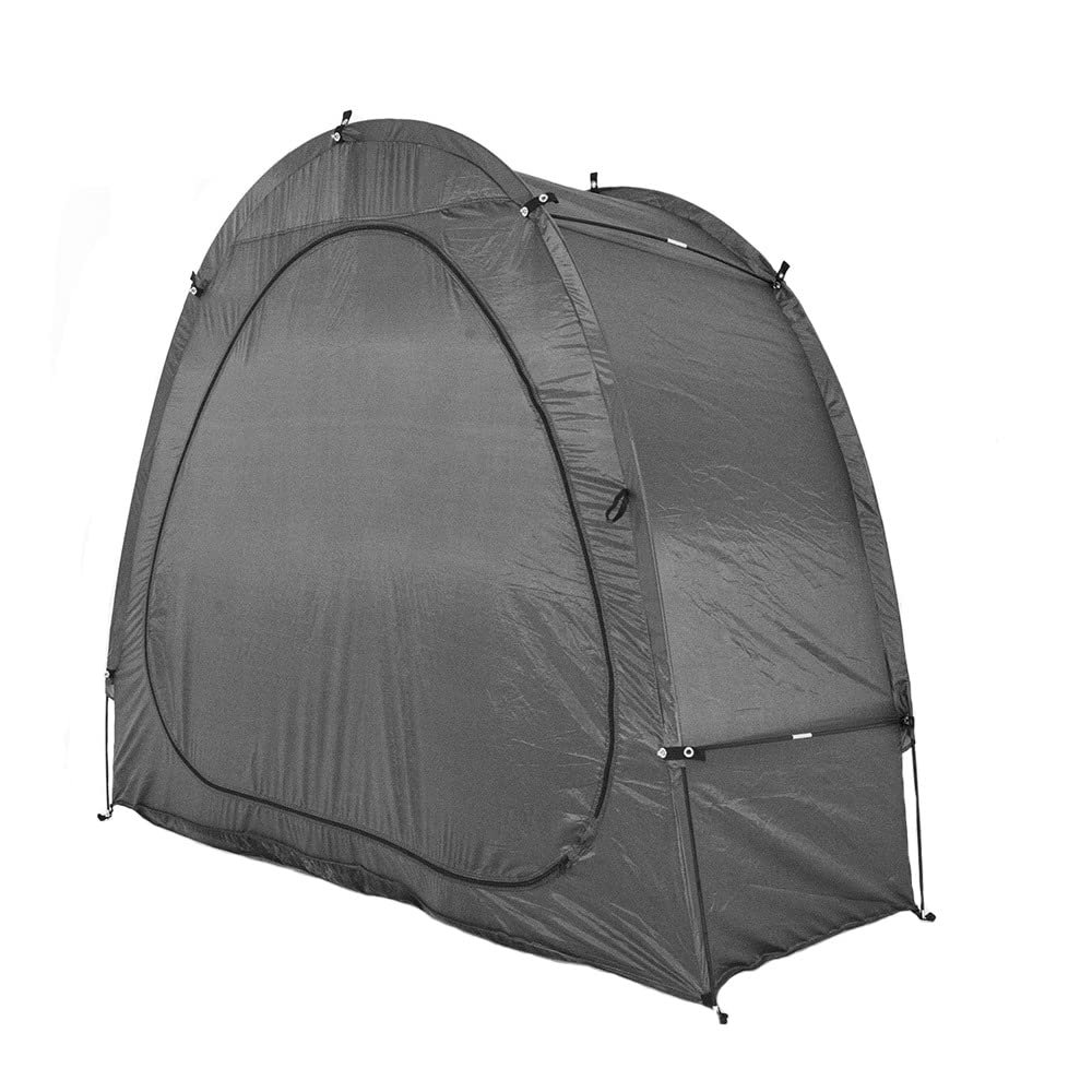 Vilemoon Bike Storage Tent, Outdoor Portable Foldable Storage Sheds, Bike Covers Outside Garden Shelter for 1 Bike (Black)