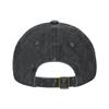 ANGELJUAN Personalized Baseball Cap with Text Image Dad Hats Soft Washed,Black view 4