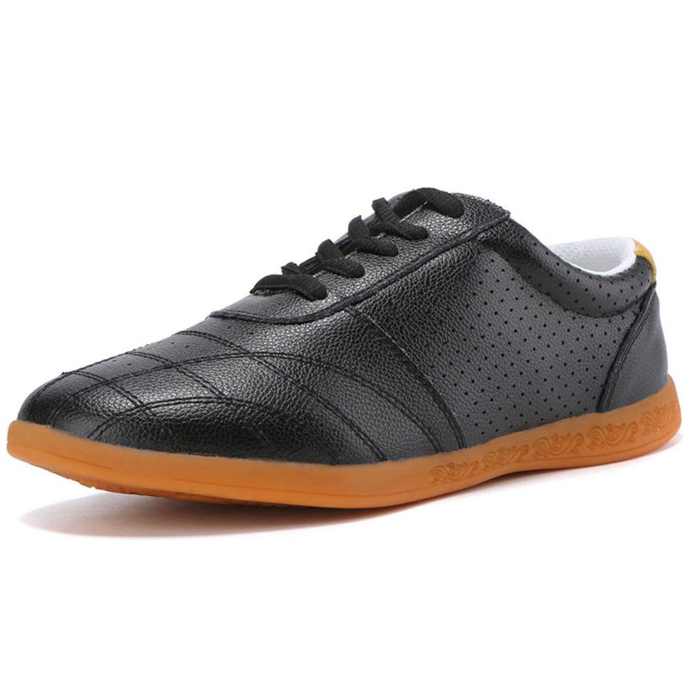 Kung Fu Shoes Tai Chi Shoes Martial Arts Shoes Taekwondo Shoes Training Shoes Wear-resistant Breathable,Black-41