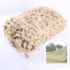 Military Reinforced Camouflage Netting, Beige Shade Net, Hunting Camo Netting, for Camping, Decoration, Car Cover, Sunscreen Camouflage Net, Anti-ultraviolet/ Anti-aging,Beige-3x5m(9.8*16.4ft) view 1