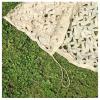 Military Reinforced Camouflage Netting, Beige Shade Net, Hunting Camo Netting, for Camping, Decoration, Car Cover, Sunscreen Camouflage Net, Anti-ultraviolet/ Anti-aging,Beige-3x5m(9.8*16.4ft) view 3