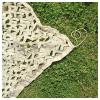 Military Reinforced Camouflage Netting, Beige Shade Net, Hunting Camo Netting, for Camping, Decoration, Car Cover, Sunscreen Camouflage Net, Anti-ultraviolet/ Anti-aging,Beige-3x5m(9.8*16.4ft) view 4