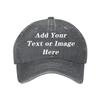 Custom Baseball Hats Personalized Cowboy Cap Text Photo Adjustable,Deep Heather view 1