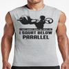 Gymish Lifestyle Graphic Gym Muscle Tank Tops for Men  Funny Sleeveless Workout Lifting Shirts (XX-Large, 016. I Don't Always Squat Grey) view 2
