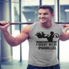 Gymish Lifestyle Graphic Gym Muscle Tank Tops for Men  Funny Sleeveless Workout Lifting Shirts (XX-Large, 016. I Don't Always Squat Grey) view 3