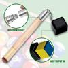 TOBWOLF Chalk Holder for Billiards, 2 in 1 Pool Cue Chalk Holder, Portable Wooden Pool Snooker Chalk Holder, Billiard Cue Tip Pricker, Non-Slip Billiard Cue Tip Tool Pool Table Accessory view 4