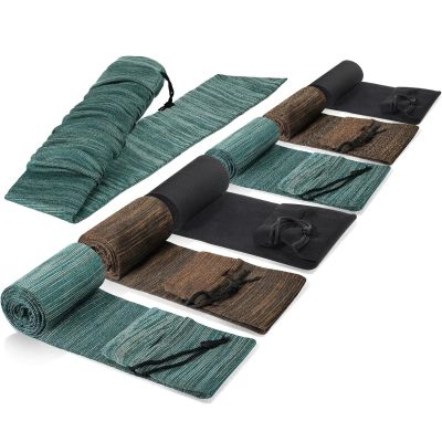 Sumind 6 Pcs Silicone Gun Sock Anti Rust, 55 Inch, Dark Green, Black, Brown