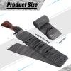 Sumind 6 Pcs Silicone Gun Sock Anti Rust, 55 Inch, Dark Gray view 3