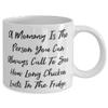 Love Mommy, A Mommy Is The Person You Can Always Call To See How Long Chicken Lasts, New 11oz 15oz Mug For Mom From Daughter view 2