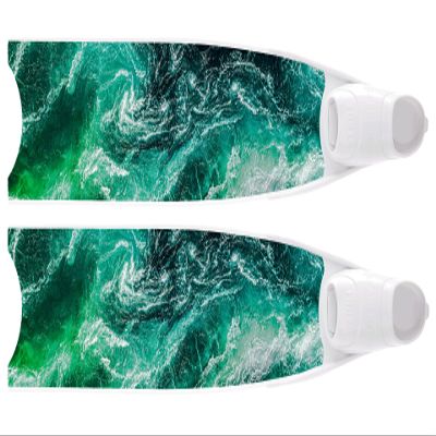 Leaderfins Ocean Pure Carbon Freediving and Spearfishing Fins (Soft, EU 39-40 / US 6-7)