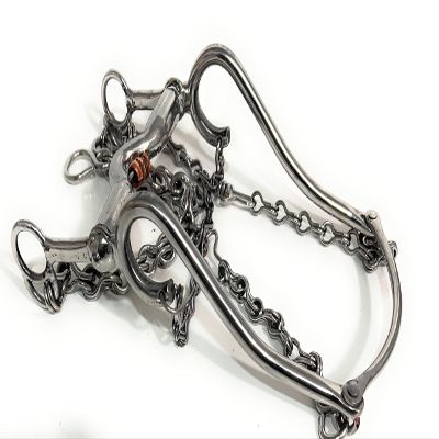 5 1/8" Stainless Steel Mexican Horse Bit, Freno para Caballo