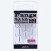 BKK FANGS-63 Treble Hook | 3/0 | 5-Pack | 3X | Saltwater Ultra-Antirust Coating | Needle Point | OShaughnessy Bend view 2
